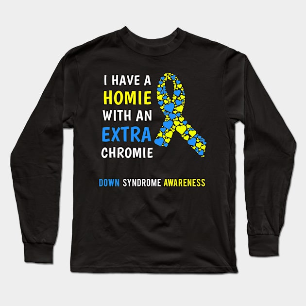 Down Syndrome Long Sleeve T-Shirt by mikevdv2001